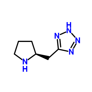 (S)-5-pyrrolidin-2-ylmethyl-1h-tetrazoleStructure,851394-30-4Structure (S)-5-pyrrolidin-2-ylmethyl-1h-tetrazole Structure,851394-30-4Structure