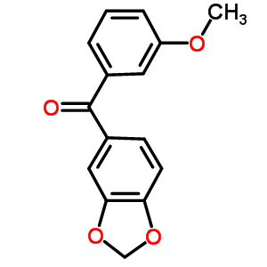 Methanone,1,3-benzodioxol-5-yl (3-methoxyphenyl)-Structure,851958-76-4Structure Methanone,1,3-benzodioxol-5-yl (3-methoxyphenyl)- Structure,851958-76-4Structure