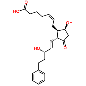 (Z)-7-[(1R)-5a-羥基-2b-[(E,S)-3-羥基-5-苯基-1-戊烯基]-3-氧代環(huán)戊烷-1a-基]-5-庚烯酸結構式_85280-91-7結構式