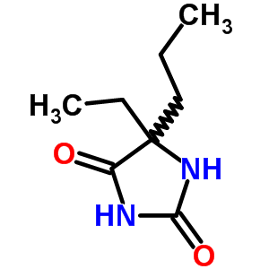 2,4-Imidazolidinedione,5-ethyl-5-propyl-Structure,85320-28-1Structure 2,4-Imidazolidinedione,5-ethyl-5-propyl- Structure,85320-28-1Structure