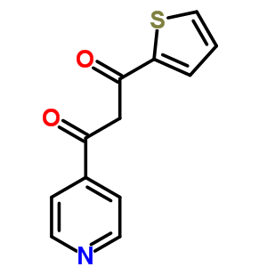 1-(4-吡啶)-3-(2-噻吩)-1,3-丙二酮結構式_85903-25-9結構式