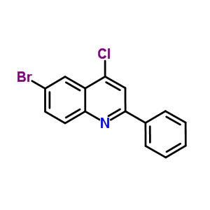 6-Bromo-4-chloro-2-phenylquinolineStructure,860195-69-3Structure 6-Bromo-4-chloro-2-phenylquinoline Structure,860195-69-3Structure