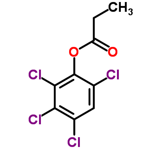 2,3,4,6-四氯苯酚 1-丙酸酯結(jié)構(gòu)式_86030-87-7結(jié)構(gòu)式