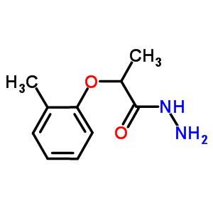2-(2-甲基苯氧基)丙肼結(jié)構(gòu)式_86098-42-2結(jié)構(gòu)式
