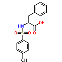 (R)-2-(4-甲基苯基磺酰胺)-3-苯丙酸結(jié)構(gòu)式_86117-53-5結(jié)構(gòu)式