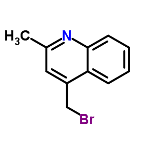 Quinoline, 4-(bromomethyl)-2-methyl-Structure,864779-06-6Structure Quinoline, 4-(bromomethyl)-2-methyl- Structure,864779-06-6Structure