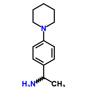 1-(4-哌啶-1-苯基)-乙胺結(jié)構(gòu)式_869943-44-2結(jié)構(gòu)式