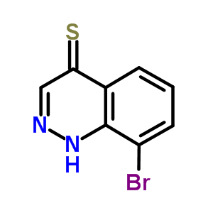 8-Bromo-1h-cinnoline-4-thioneStructure,876-77-7Structure 8-Bromo-1h-cinnoline-4-thione Structure,876-77-7Structure
