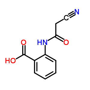 Benzoic acid, 2-[(cyanoacetyl)amino]-(9ci) Structure,87613-40-9Structure