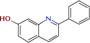 2-苯基-7-羥基喹啉結構式_87741-95-5結構式