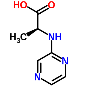 吡嗪-l-丙氨酸結(jié)構(gòu)式_87831-85-4結(jié)構(gòu)式