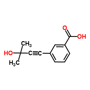 3-(3-Hydroxy-3-methylbut-1-ynyl)benzoic acidStructure,878742-28-0Structure 3-(3-Hydroxy-3-methylbut-1-ynyl)benzoic acid Structure,878742-28-0Structure