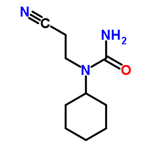 Urea,n-(2-cyanoethyl)-n-cyclohexyl-Structure,881-48-1Structure Urea,n-(2-cyanoethyl)-n-cyclohexyl- Structure,881-48-1Structure
