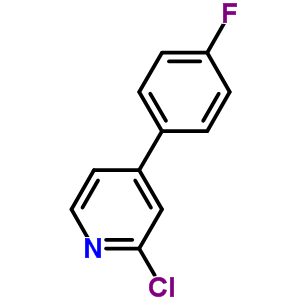2-Chloro-4-(4-fluorophenyl)pyridineStructure,883874-84-8Structure 2-Chloro-4-(4-fluorophenyl)pyridine Structure,883874-84-8Structure