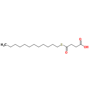 Butanoic acid,4-(dodecylthio)-4-oxo-Structure,88449-82-5Structure Butanoic acid,4-(dodecylthio)-4-oxo- Structure,88449-82-5Structure