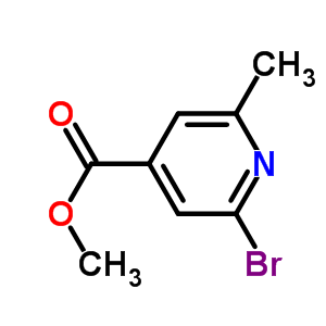 Methyl 2-bromo-6-methylisonicotinate Structure,884494-71-7Structure