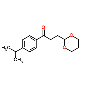 3-(1,3-Dioxan-2-yl)-4-isopropylpropiophenoneStructure,884504-31-8Structure 3-(1,3-Dioxan-2-yl)-4-isopropylpropiophenone Structure,884504-31-8Structure