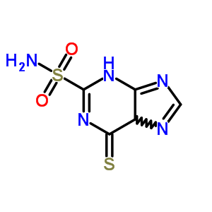 6-Sulfanylidene-3,5-dihydropurine-2-sulfonamideStructure,88511-80-2Structure 6-Sulfanylidene-3,5-dihydropurine-2-sulfonamide Structure,88511-80-2Structure