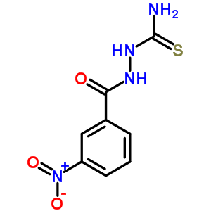 3-硝基苯甲酸 2-(氨基硫氧代甲基)肼結(jié)構(gòu)式_886-29-3結(jié)構(gòu)式