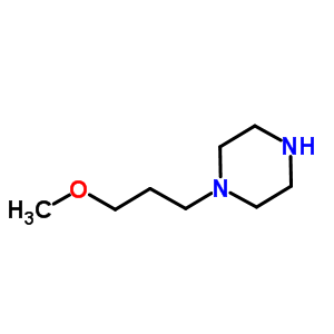 1-(3-甲氧基丙基)-哌嗪結(jié)構(gòu)式_88708-40-1結(jié)構(gòu)式