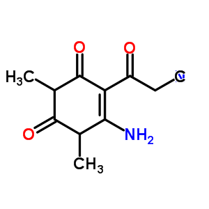 2-氨基-3,5-二甲基-beta,4,6-三氧代-1-環(huán)己烯-1-丙腈結(jié)構(gòu)式_887352-46-7結(jié)構(gòu)式