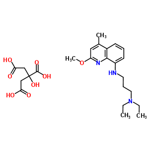 N,n-diethyl-n-(2-methoxy-4-methyl-quinolin-8-yl)propane-1,3-diamineStructure,88755-82-2Structure N,n-diethyl-n-(2-methoxy-4-methyl-quinolin-8-yl)propane-1,3-diamine Structure,88755-82-2Structure