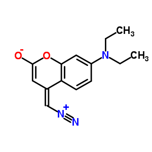 (4Z)-4-(diazoniomethylene)-7-(diethylamino)-4h-chromen-2-olateStructure,88861-43-2Structure (4Z)-4-(diazoniomethylene)-7-(diethylamino)-4h-chromen-2-olate Structure,88861-43-2Structure
