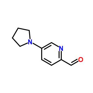 5-吡咯烷-1-基吡啶-2-甲醛結(jié)構(gòu)式_892501-98-3結(jié)構(gòu)式
