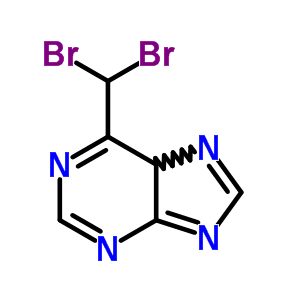 9H-purine,6-(dibromomethyl)-Structure,89280-90-0Structure 9H-purine,6-(dibromomethyl)- Structure,89280-90-0Structure