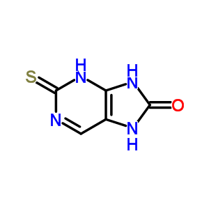2-Sulfanylidene-7,9-dihydro-3h-purin-8-oneStructure,89282-20-2Structure 2-Sulfanylidene-7,9-dihydro-3h-purin-8-one Structure,89282-20-2Structure
