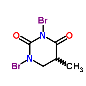 2,4(1H,3h)-pyrimidinedione, 1,3-dibromodihydro-5-methyl-Structure,89322-60-1Structure 2,4(1H,3h)-pyrimidinedione, 1,3-dibromodihydro-5-methyl- Structure,89322-60-1Structure