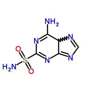 9H-purine-2-sulfonamide,6-amino-Structure,89323-34-2Structure 9H-purine-2-sulfonamide,6-amino- Structure,89323-34-2Structure