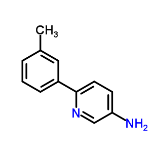 6-(3-甲苯基)-3-吡啶胺結(jié)構(gòu)式_893640-46-5結(jié)構(gòu)式