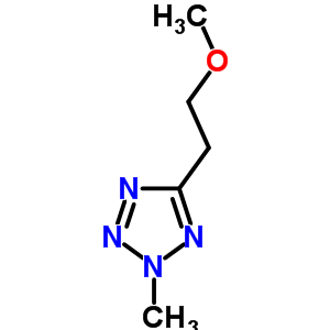 2H-tetrazole,5-(2-methoxyethyl)-2-methyl-Structure,89365-14-0Structure 2H-tetrazole,5-(2-methoxyethyl)-2-methyl- Structure,89365-14-0Structure