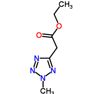 2H-tetrazole-5-aceticacid, 2-methyl-, ethyl esterStructure,89488-96-0Structure 2H-tetrazole-5-aceticacid, 2-methyl-, ethyl ester Structure,89488-96-0Structure