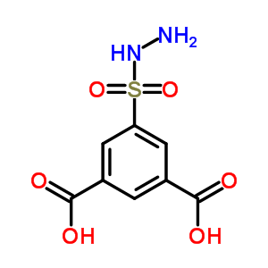 5-(Hydrazinesulfonyl)benzene-1,3-dicarboxylic acidStructure,89626-10-8Structure 5-(Hydrazinesulfonyl)benzene-1,3-dicarboxylic acid Structure,89626-10-8Structure