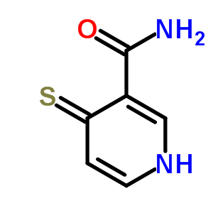 4-疏基-3-吡啶羧酰胺結(jié)構(gòu)式_89640-64-2結(jié)構(gòu)式