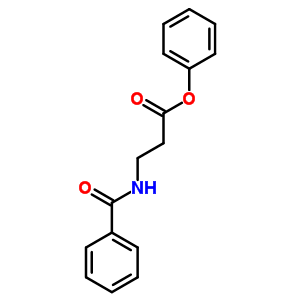 3-苯酰胺丙酸苯酯結(jié)構(gòu)式_89928-12-1結(jié)構(gòu)式