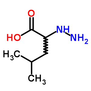 2-Hydrazinyl-4-methyl-pentanoic acidStructure,89937-51-9Structure 2-Hydrazinyl-4-methyl-pentanoic acid Structure,89937-51-9Structure