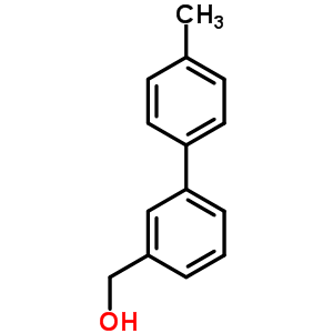 (4-甲基聯(lián)苯-3-基)-甲醇結(jié)構(gòu)式_89951-79-1結(jié)構(gòu)式