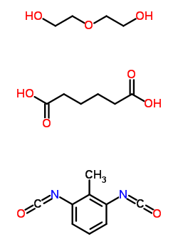 Toluene diisocyanate diethylene glycol adipic acid copolymerStructure,9017-08-7Structure Toluene diisocyanate diethylene glycol adipic acid copolymer Structure,9017-08-7Structure