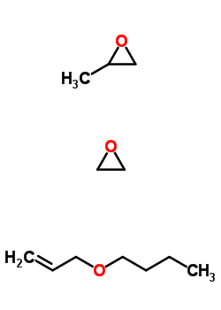 Methyloxirane polymer with oxirane, butyl 2-propenyl etherStructure,9038-92-0Structure Methyloxirane polymer with oxirane, butyl 2-propenyl ether Structure,9038-92-0Structure