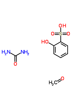 Hydroxybenzenesulfonic acid polymer with formaldehyde and ureaStructure,9041-04-7Structure Hydroxybenzenesulfonic acid polymer with formaldehyde and urea Structure,9041-04-7Structure