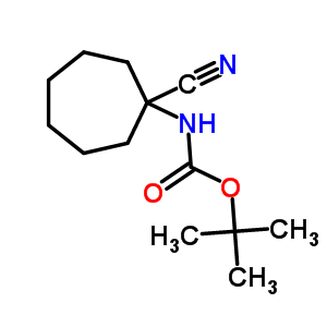 (1-Cyano-cycloheptyl)-carbamic acid tert-butyl esterStructure,904817-73-8Structure (1-Cyano-cycloheptyl)-carbamic acid tert-butyl ester Structure,904817-73-8Structure