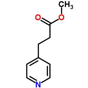 3-(4-吡啶)丙酸甲酯結(jié)構(gòu)式_90610-07-4結(jié)構(gòu)式