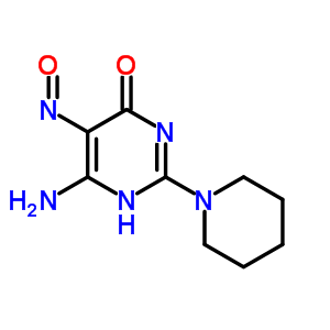 6-Amino-5-nitroso-2-(1-piperidyl)-1h-pyrimidin-4-oneStructure,90644-27-2Structure 6-Amino-5-nitroso-2-(1-piperidyl)-1h-pyrimidin-4-one Structure,90644-27-2Structure