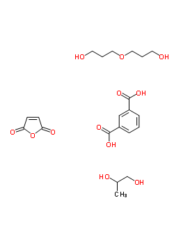 1,3-Benzenedicarboxylic acid, polymer with 2,5-furandione, oxybispropanol and 1,2-propanediolStructure,9065-68-3Structure 1,3-Benzenedicarboxylic acid, polymer with 2,5-furandione, oxybispropanol and 1,2-propanediol Structure,9065-68-3Structure