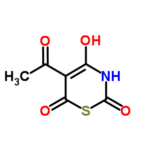 5-Acetyl-4-hydroxy-2h-1,3-thiazine-2,6(3h)-dioneStructure,91114-97-5Structure 5-Acetyl-4-hydroxy-2h-1,3-thiazine-2,6(3h)-dione Structure,91114-97-5Structure