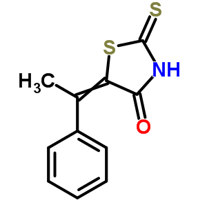 4-Thiazolidinone,5-(1-phenylethylidene)-2-thioxo-Structure,91137-14-3Structure 4-Thiazolidinone,5-(1-phenylethylidene)-2-thioxo- Structure,91137-14-3Structure