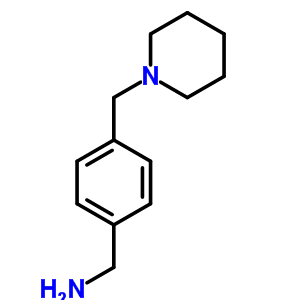 4-哌啶-1-甲基-芐胺結(jié)構(gòu)式_91271-81-7結(jié)構(gòu)式